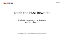 show slides